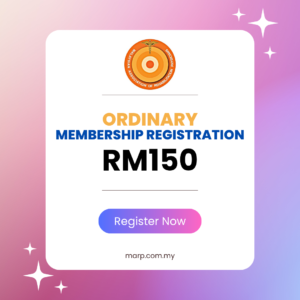 Ordinary Member (Malaysian Rehabilitation Medicine Physician) - New MARP Membership Registration